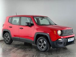 Red Used 2017 Jeep Renegade Sport SUV | £11,200 (Fair price)