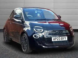 Black Used 2023 Fiat 500e La Prima Cabriolet | £17,995 (Fair price)
