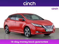 Red Used 2020 Nissan Leaf Tekna Hatchback | £9,599 (Good price)