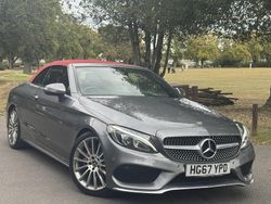 Grey Used 2017 Mercedes C220 AMG Line Premium Plus Cabriolet | £12,995 (Fair price)