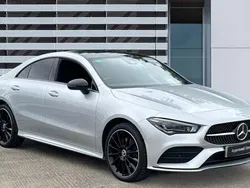 Silver Used 2023 Mercedes CLA250e AMG Line Premium Plus Sedan | £29,697 (Fair price)