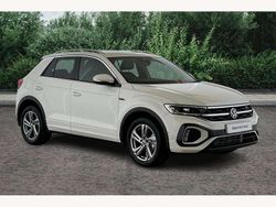 Pure white New 2025 VW T-Roc R-line SUV | £31,395 (A bit pricey)