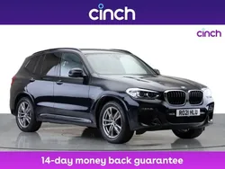 Black Used 2021 BMW X3 M Sport SUV | £23,929 (Good price)