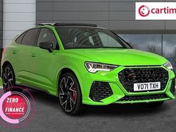 Green Used 2021 Audi RS Q3 Sportback Advanced SUV | £51,990 (Expensive)