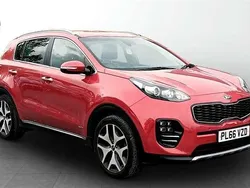 Red Used 2017 Kia Sportage GT-Line SUV | £12,499 (Fair price)