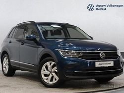 Blue Used 2022 VW Tiguan Life SUV | £18,990 (Fair price)