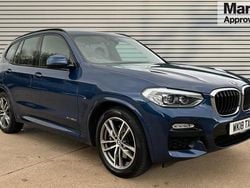 Blue Used 2018 BMW X3 M Sport SUV | £25,990 (Good price)