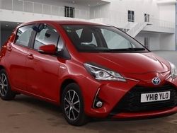 Red Used 2018 Toyota Yaris Hatchback | £12,995 (Fair price)