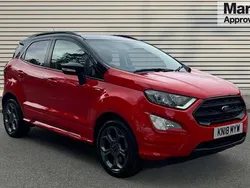 Red Used 2018 Ford Ecosport ST-Line SUV | £9,250 (Fair price)