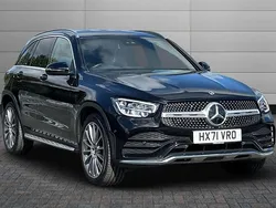 Obsidian black Used 2022 Mercedes GLC300 AMG Line Premium Estate | £34,250 (A bit pricey)