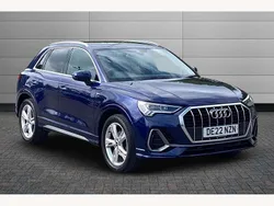 Blue Used 2022 Audi Q3 S-Line SUV | £23,795 (Fair price)