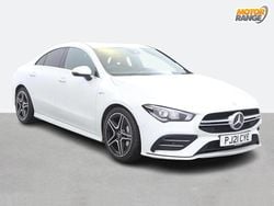 White Used 2021 Mercedes CLA35 AMG Coupe | £26,895 (Good price)