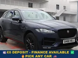 Blue Used 2018 Jaguar F-Pace R-Sport SUV | £16,799 (Fair price)