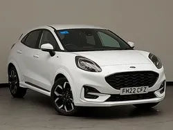 White Used 2022 Ford Puma Gen-E ST-Line X Hatchback | £18,498 (Fair price)