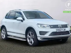 White Used 2017 VW Touareg R-line Plus SUV | £20,499 (Good price)