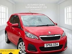 Red Used 2016 Peugeot 108 Active Hatchback | £3,995 (Fair price)