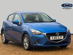 Blue Used 2015 Mazda 2 Hatchback | £4,555 (Fair price)