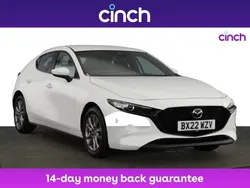 White Used 2022 Mazda 3 Hatchback | £15,629 (Good price)