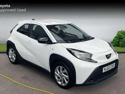 White Used 2022 Toyota Aygo PURE Hatchback | £11,166 (Fair price)