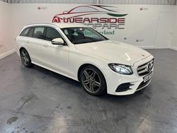 White Used 2017 Mercedes E220 AMG line Estate | £15,999 (Good price)