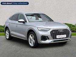 Silver Used 2022 Audi Q5 Sportback S-Line SUV | £32,487 (Fair price)