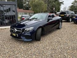 Blue Used 2019 Mercedes E220 AMG line Cabriolet | £23,995 (Expensive)