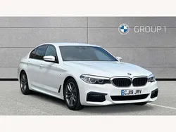 White Used 2019 BMW 520 M Sport Sedan | £17,995 (Fair price)