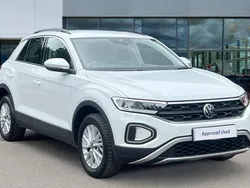 White Used 2022 VW T-Roc Life SUV | £16,984 (Fair price)