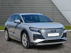 Grey Used 2025 Audi Q4 e-tron S-Line SUV | £39,895 (A bit pricey)
