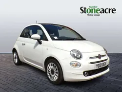 White Used 2021 Fiat 500 Lounge Hatchback | £8,995 (Fair price)