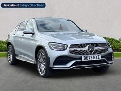 Silver Used 2022 Mercedes GLC220 AMG Line Premium Coupe | £38,199 (Expensive)