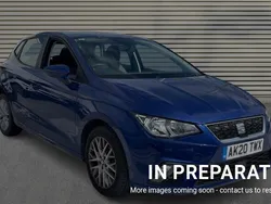 Metallic mystery blue Used 2020 Seat Ibiza SE Technology Hatchback | £12,390 (Fair price)