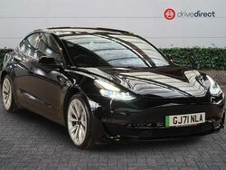 Black Used 2021 Tesla Model 3 Long Range AWD Sedan | £19,849 (Fair price)
