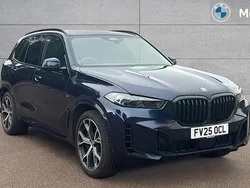Blue Used 2025 BMW X5 M Sport SUV | £71,365 (Fair price)