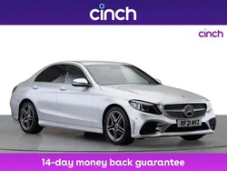 Silver Used 2021 Mercedes C220 AMG line Sedan | £18,679 (Good price)
