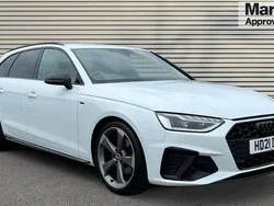 White Used 2021 Audi A4 Black Edition Estate | £22,780 (A bit pricey)