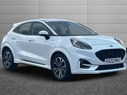 White Used 2022 Ford Puma ST-Line Hatchback | £13,390 (Fair price)