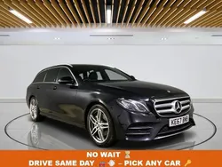 Black Used 2018 Mercedes E220 AMG line Estate | £12,799 (Super price)