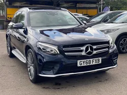 Blue Used 2018 Mercedes GLC250 AMG Line Premium Estate | £18,174 (Fair price)