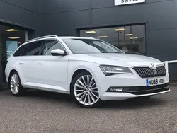 White Used 2016 Skoda Superb SE L Executive Estate | £13,995 (A bit pricey)