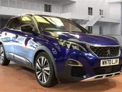 Blue Used 2020 Peugeot 3008 GT SUV | £15,495 (Fair price)