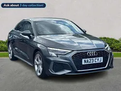 Grey Used 2023 Audi A3 S-Line Sedan | £24,092 (Fair price)