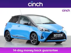 Blue Used 2018 Toyota Yaris Hatchback | £10,689 (Fair price)