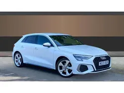 White Used 2023 Audi A3 S-Line Hatchback | £20,908 (Fair price)