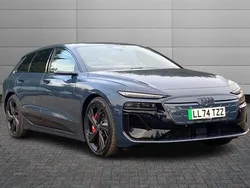 Plasma blue Used 2025 Audi A6 e-tron Comfort Estate | £78,495 (A bit pricey)