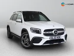 White Used 2022 Mercedes GLB220 AMG line SUV | £32,975 (Fair price)