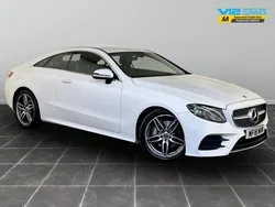 White Used 2018 Mercedes E300 AMG line Coupe | £17,195 (Super price)
