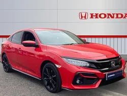 Red Used 2021 Honda Civic Sport Hatchback | £18,495 (Fair price)