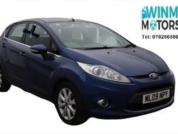 Blue Used 2009 Ford Fiesta Zetec Hatchback | £2,295 (Expensive)