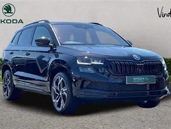 Black Used 2025 Skoda Karoq SportLine SUV | £39,970